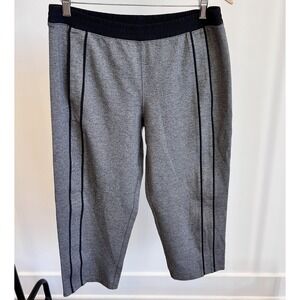 Lululemon Light Strides Crop Pants Women 10 Heathered Core Dark Grey Active $118